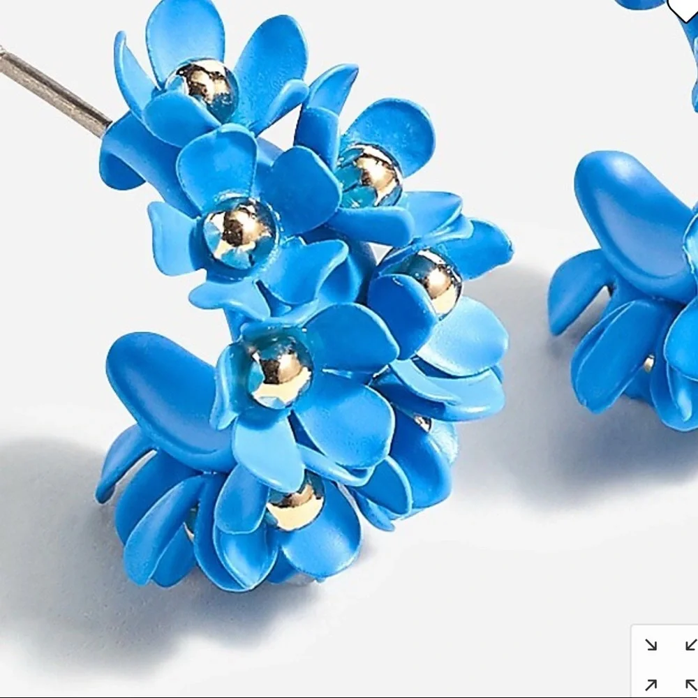 J Crew Soft Bouquet Earrings, NWT - Picture 2 of 2